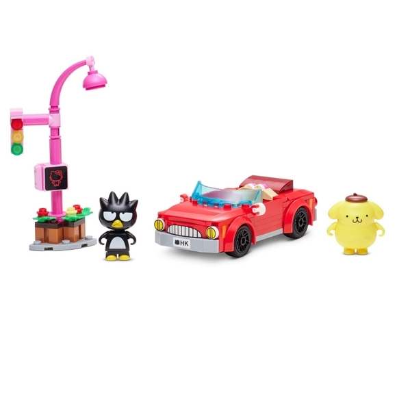 Hello Kitty Badtz-Maru Red Car Building Set - Picture 4 of 4